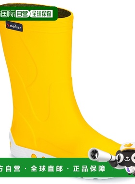 欧洲直邮MEDUSE  AIRPORT 儿童鞋子雨靴 AIRPORT-JAUNE-BLANC