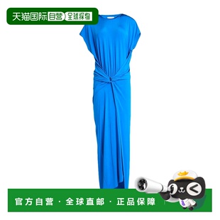 1h可退 香港直邮Rabanne 女士 中长连衣裙 blue蓝色 舒适时尚