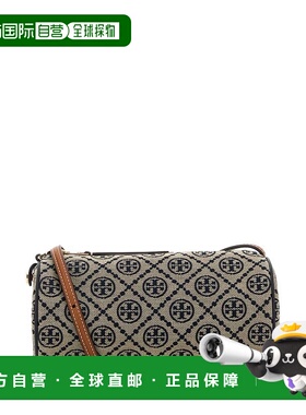 1h可退 香港直邮Tory Burch 托里 伯奇 女士 T 字母圖案圓筒包 17