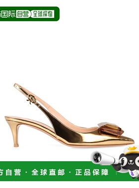 香港直邮Gianvito Rossi Jaipur 露跟高跟鞋 G9542855RICMET尖头