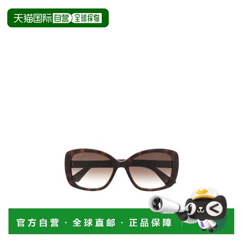 自营Gucci Double G 方框太阳眼镜 GG0762S古驰配饰
