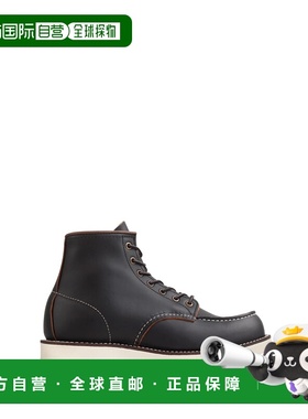 1h可退 香港直邮RED WING 红翼 男士 红色翅膀黑色皮质漫步鞋 884