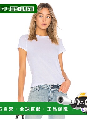 1h可退 香港直邮VINCE 女士 基础款水手领T恤 VR59183107