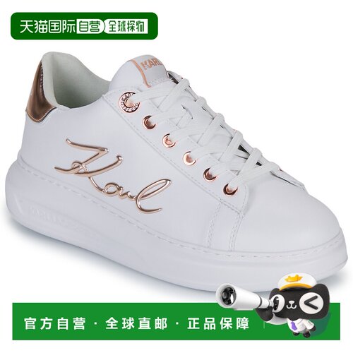 欧洲直邮Karl Lagerfeld卡尔拉格斐女鞋低帮板鞋KAPRI Signia Lac