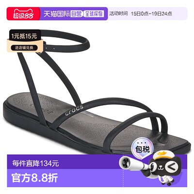 欧洲直邮Crocs卡骆驰女鞋凉鞋MIAMI ANKLE STRAP SANDAL