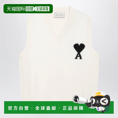 欧洲直邮Ami Paris 男士马甲 UKS902018151 AW2026 白色 Adc Wais