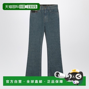 女士 巴宝莉 Mid blue 1h可退 格纹口袋牛仔裤 香港直邮Burberry