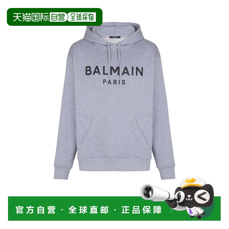 香港直邮Balmain 印花连帽衫 GH1JR007BD46长袖