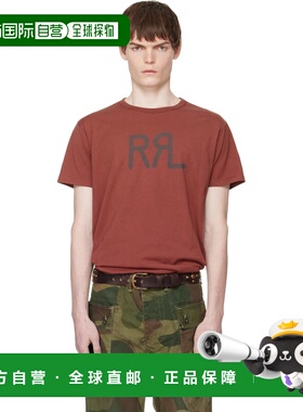 香港直邮ralph lauren rrl 拉夫 劳伦RRL 男士 红色 Ranch Logo T
