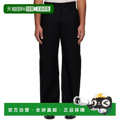 1h可退 香港直邮Givenchy 纪梵希 男士 黑色 Couture Seam 长裤 B