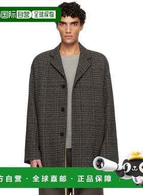 1h可退 香港直邮essentials fear of god 男士 黑色 Wool Plaid R
