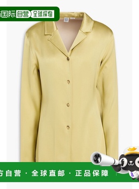 香港直邮toteme 女士 缎面绉纱衬衫 243WRT0339FB0209219MELON