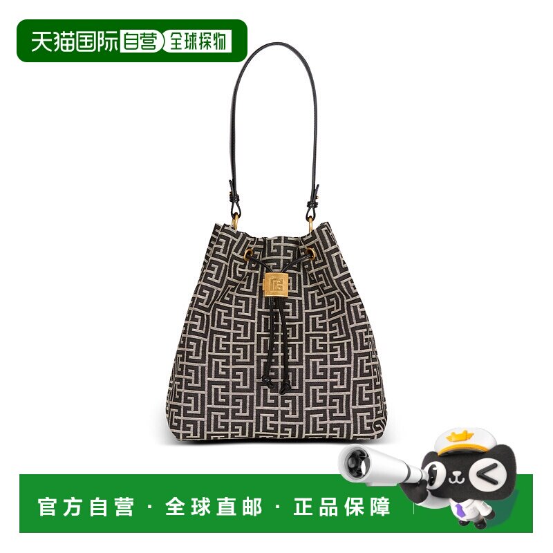 1h可退 香港直邮Balmain Pulse 字母提花背包 GN1GE036TJTE