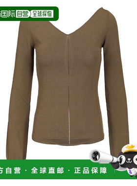 1h可退 香港直邮Lemaire 女士 长袖T恤 TO1362LK1038 brown棕色