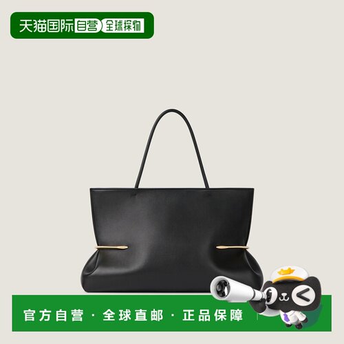 自营欧洲直邮Givenchy纪梵希 Pinch女士黑色纳帕皮革横款托特包