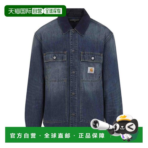 1h可退 欧洲直邮CARHARTT 男士衬衫 I0375324534Q AW2026 蓝色 Oa