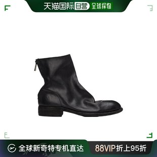 鬼帝 男士 黑色 986BLACK 香港直邮Guidi 986 后拉链踝靴