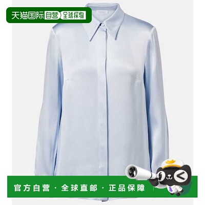 香港直邮Gabriela Hearst 女士 Cruz 真丝缎面衬衫