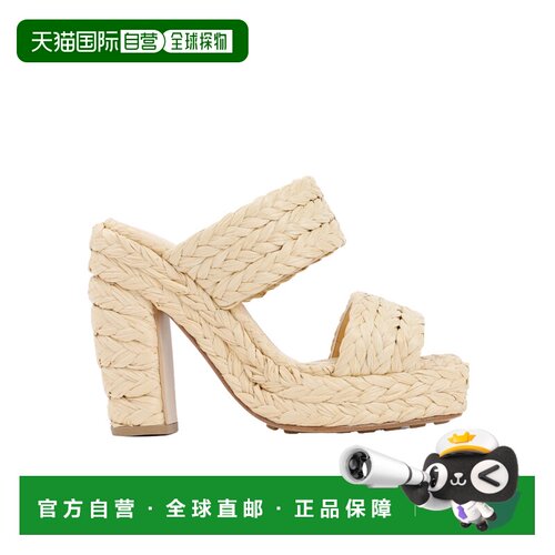 1h可退 香港直邮Bottega Veneta 葆蝶家 女士 徽标高跟凉鞋 72971