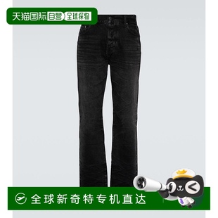 男士 直筒牛仔裤 香港直邮AMIRI Stack 舒适时 001354 black黑色