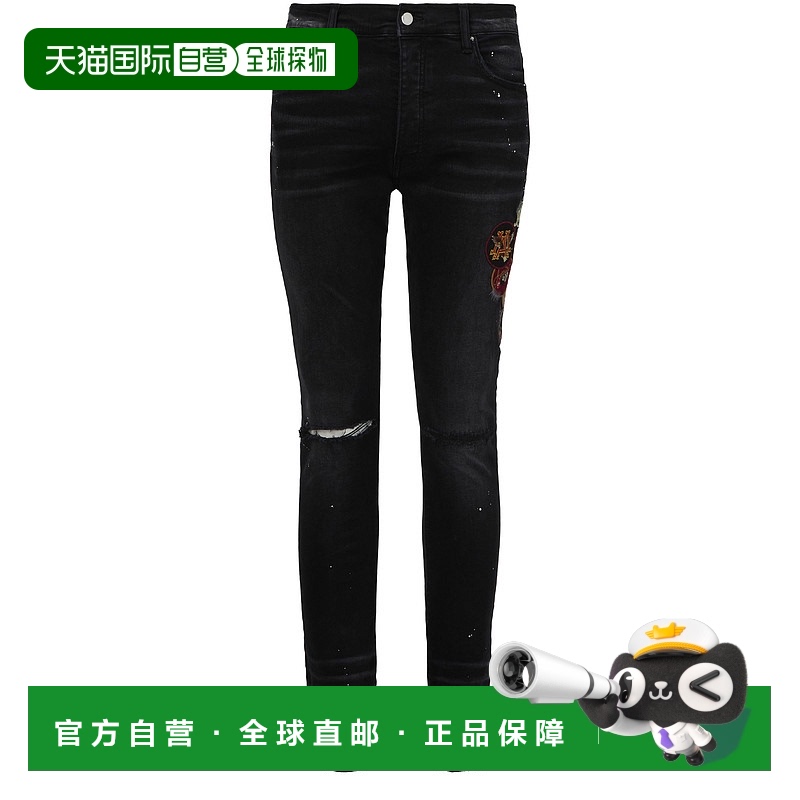 欧洲直邮AMIRI 25秋冬  AMDNSY1130/Aged Black AMR677JHBCK 男士