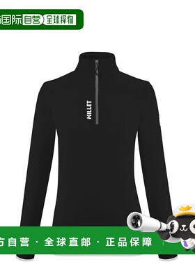自营欧洲直邮Millet觅乐 SENECA 女款抓绒衣 抓绒保暖衣黑色