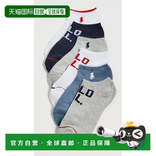 1h可退 美国直邮Polo Ralph Lauren Polo 拉夫 劳伦 女士 低统袜(
