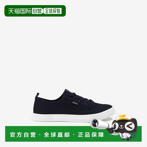 自营欧洲直邮AIGLE/艾高24新款 男士藏蓝色棉质经典休闲帆布运动