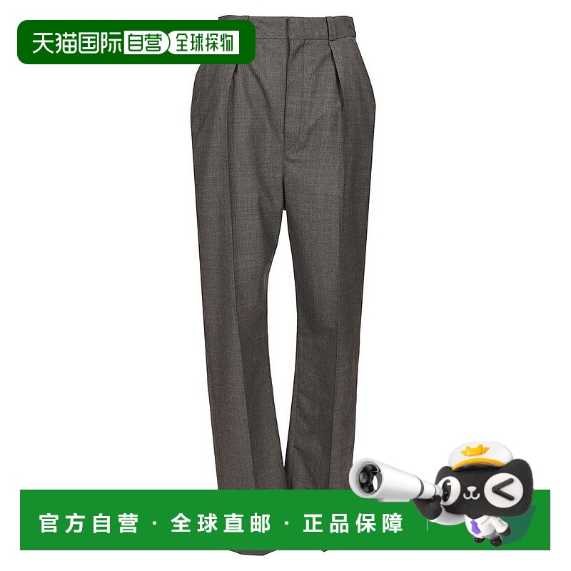 香港直邮Lemaire 女士 直筒休闲裤 PA1183LF1386 grey灰色 舒适时