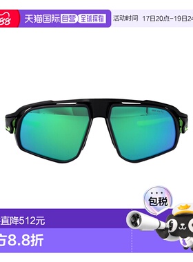 1h可退 香港直邮Nike 耐克 女士 灰色带绿色镜面哑光黑色醋纤太阳
