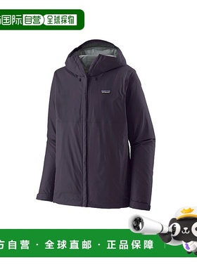 自营欧洲直邮Patagonia Torrentshell 3L系列男士深邃紫聚酯纤维