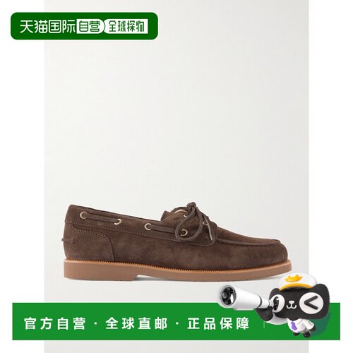 1h可退 Brunello Cucinelli 布内罗 古奇拉利 男士 绒面男鞋船鞋