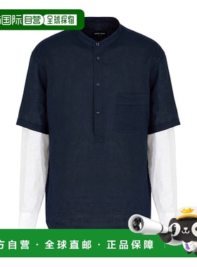 1h可退 香港直邮Giorgio Armani 长袖衬衫 GM001396TE11049男装