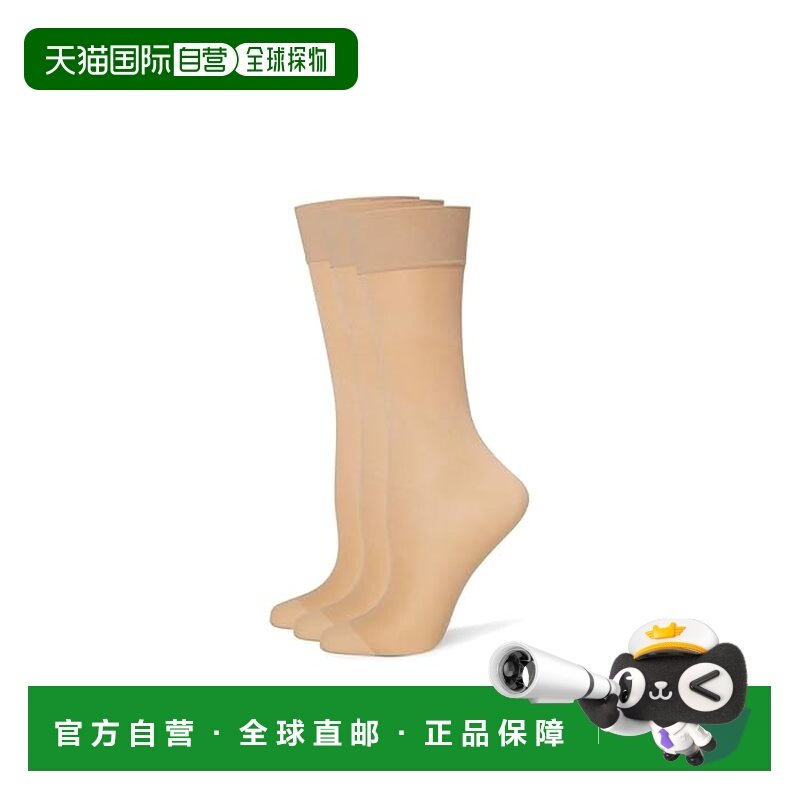 香港直邮Wolford 女士 Touch 绸缎及膝袜(三件装),女士内衣/男士内衣/家居服,短袜,淘宝优惠券,粉丝福利购,淘宝优惠卷