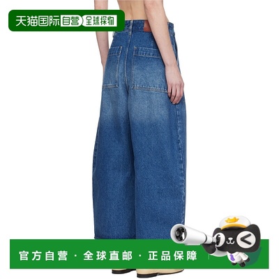 香港直邮STUDIO NICHOLSON 腰带环牛仔裤直筒裤 CHALCOSNW1417