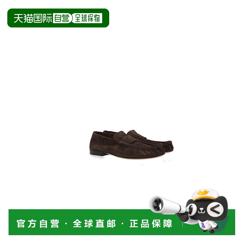 1h可退 香港直邮The Row 女士 柔软麂皮乐福鞋 F1626L305