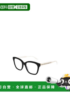 自营Gucci 黑色方形平光镜 GG0566ON古驰