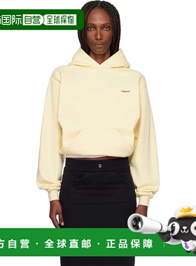1h可退 香港直邮Coperni 女士 黄色 Horn 连帽衫 COPJS15BISF5035