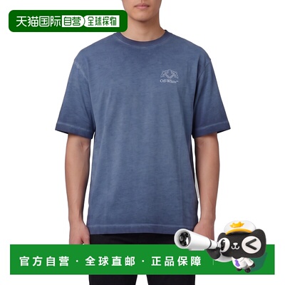 香港直邮off-white 男士 Offline Skate 半箭号T恤 OMAA120F26JER