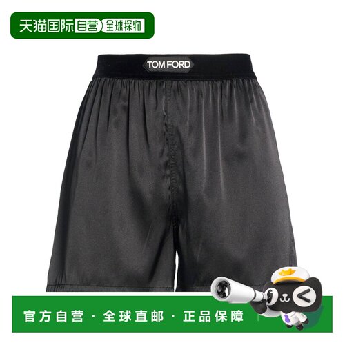 1h可退 香港直邮Tom Ford 汤姆 福特 女士 短裤 black黑色 舒适时