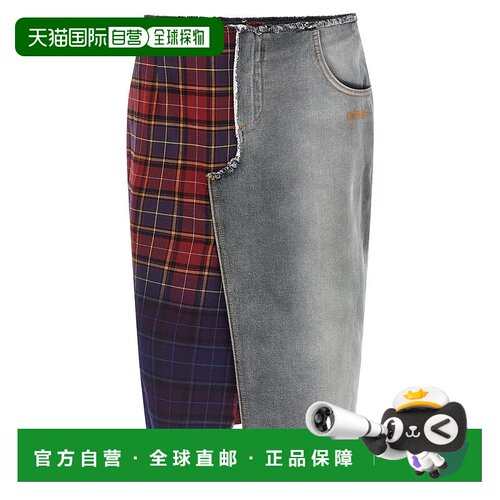 1h可退 欧洲直邮off-white 女士 半身裙a字裙