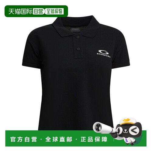 1h可退 香港直邮Balenciaga 巴黎世家 女士 標誌刺繡短袖 Polo 衫