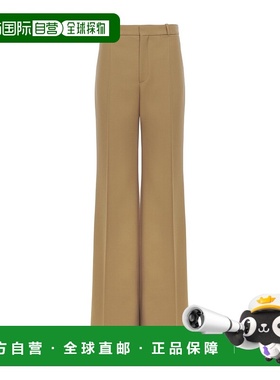 香港直邮Chloe 腰带环休闲裤 CH25SPA06299阔腿裤西装裤