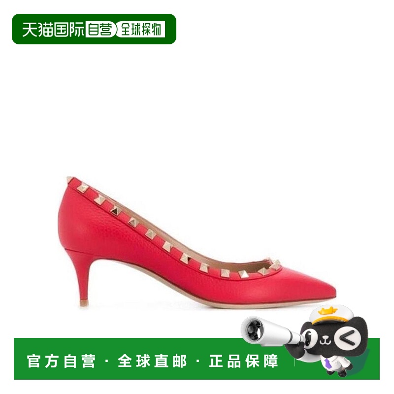 【99新未使用】香港直邮Valentino 铆钉细节高跟鞋 TW2S0V22VCE