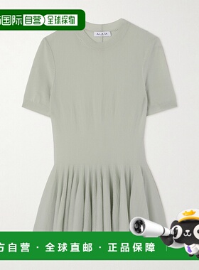 1h可退 香港直邮Alaia 女士 羊毛收腰上衣 AA9H1235M922B605VERTA