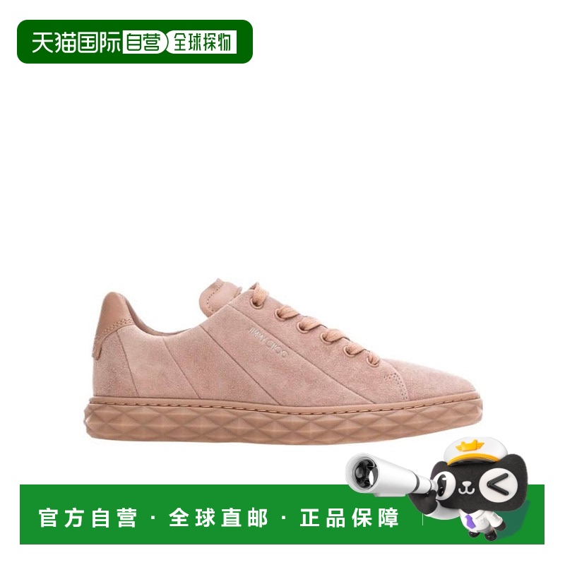 香港直邮Jimmy Choo logo绑带休闲运动鞋 DIAMONDLIGHTFSUNPINK