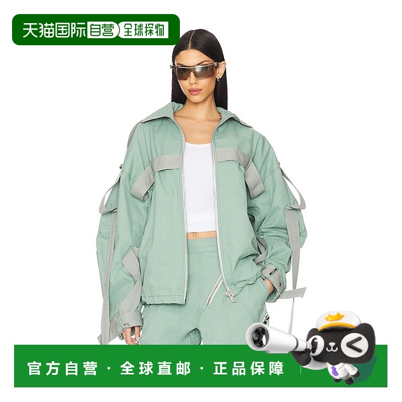 1h可退 香港直邮The Attico 女士 飞行员夹克 250WCB00087CCC110A