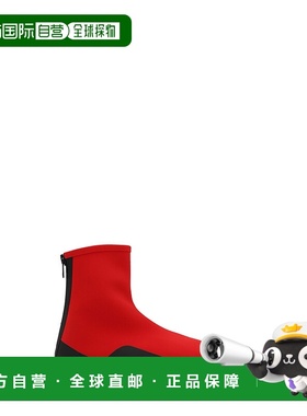 香港直邮The Row 女士 拉链短筒靴 F1243SC1 red红色 舒适时尚