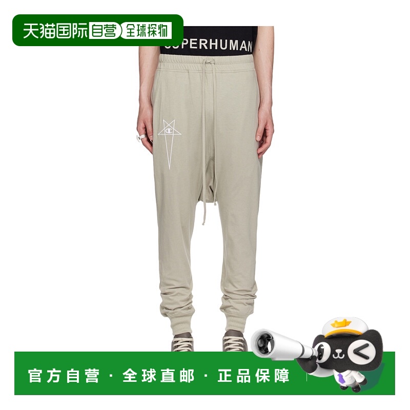 香港直邮Rick Owens 松紧腰运动裤 CM01E1690CHJG