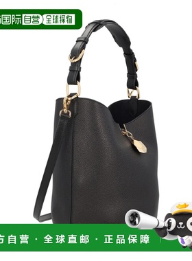 1h可退 香港直邮Lanvin 朗雯 女士 黑色小牛皮肩包 LWBGLQMMGRCAH